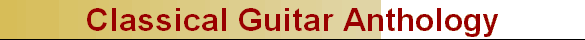 Classical Guitar Anthology