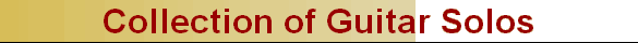 Collection of Guitar Solos